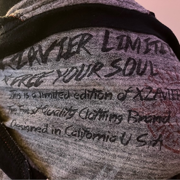 Mens long sleeve 2-tone v-neck top size M - Picture 4 of 4